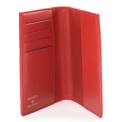 Chanel Caviar Quilted Passport Holder Red 5 of 8