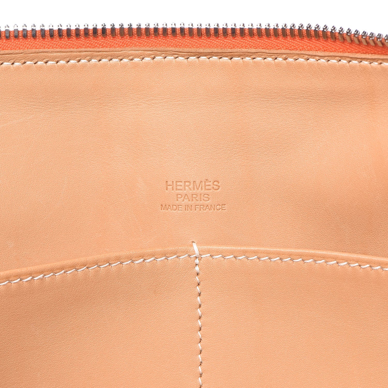 Hermes Taurillon Clemence Paris Bombay 37 Orange 17 of 27