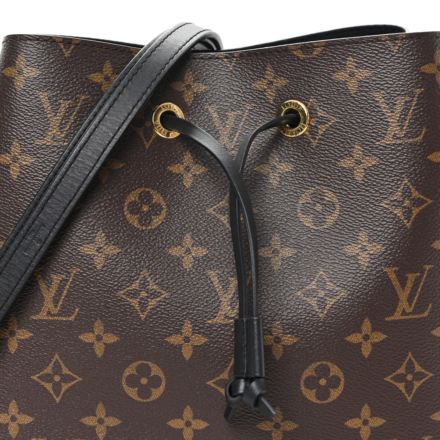 Louis Vuitton Monogram Neonoe MM Black 7 of 10