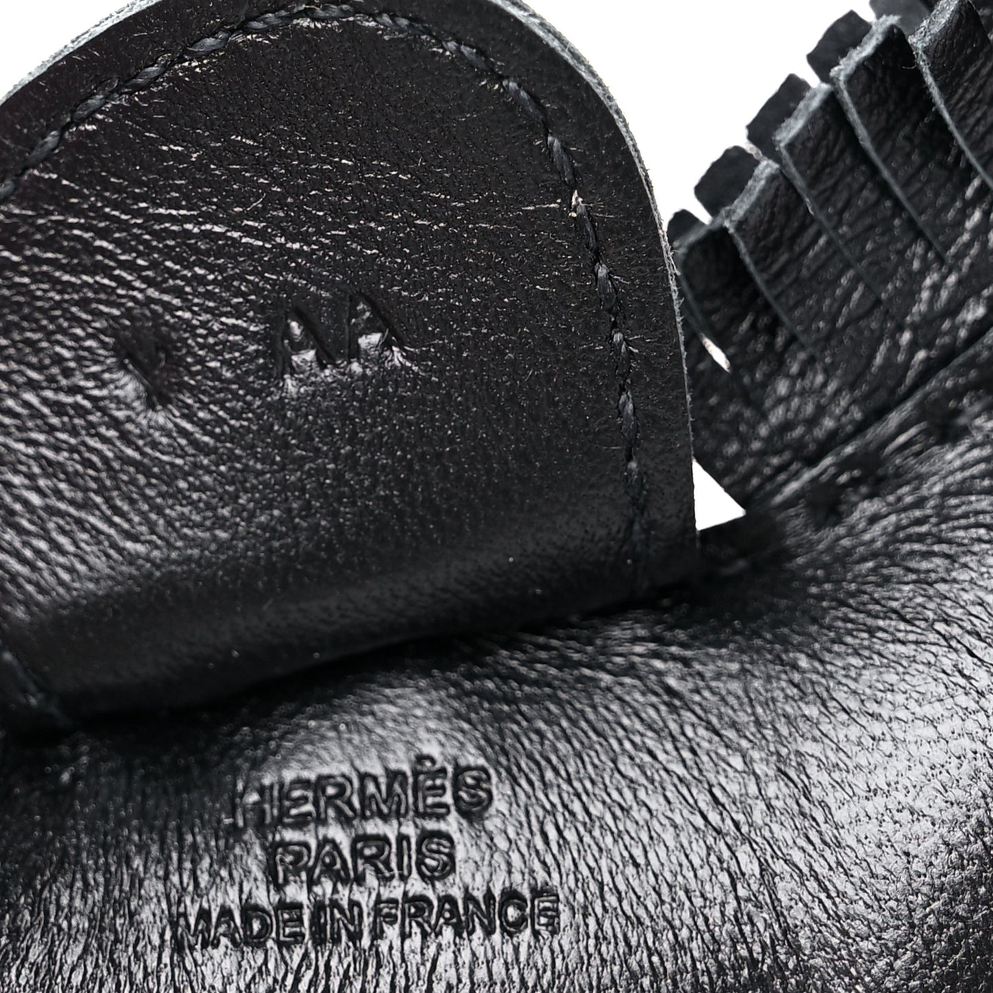 Milo Lambskin Grigri Rodeo Horse Bag Charm MM So Black