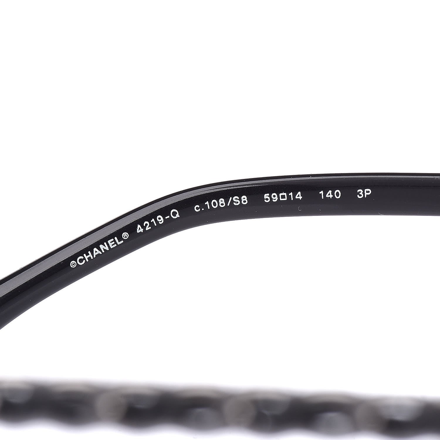 Chanel Polarized Pilot Winter Sunglasses 4219-Q Black 5 of 7