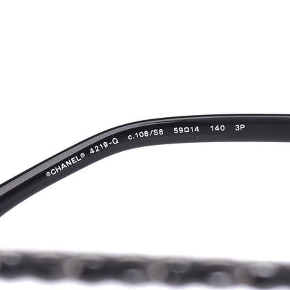 Chanel Polarized Pilot Winter Sunglasses 4219-Q Black 5 of 7