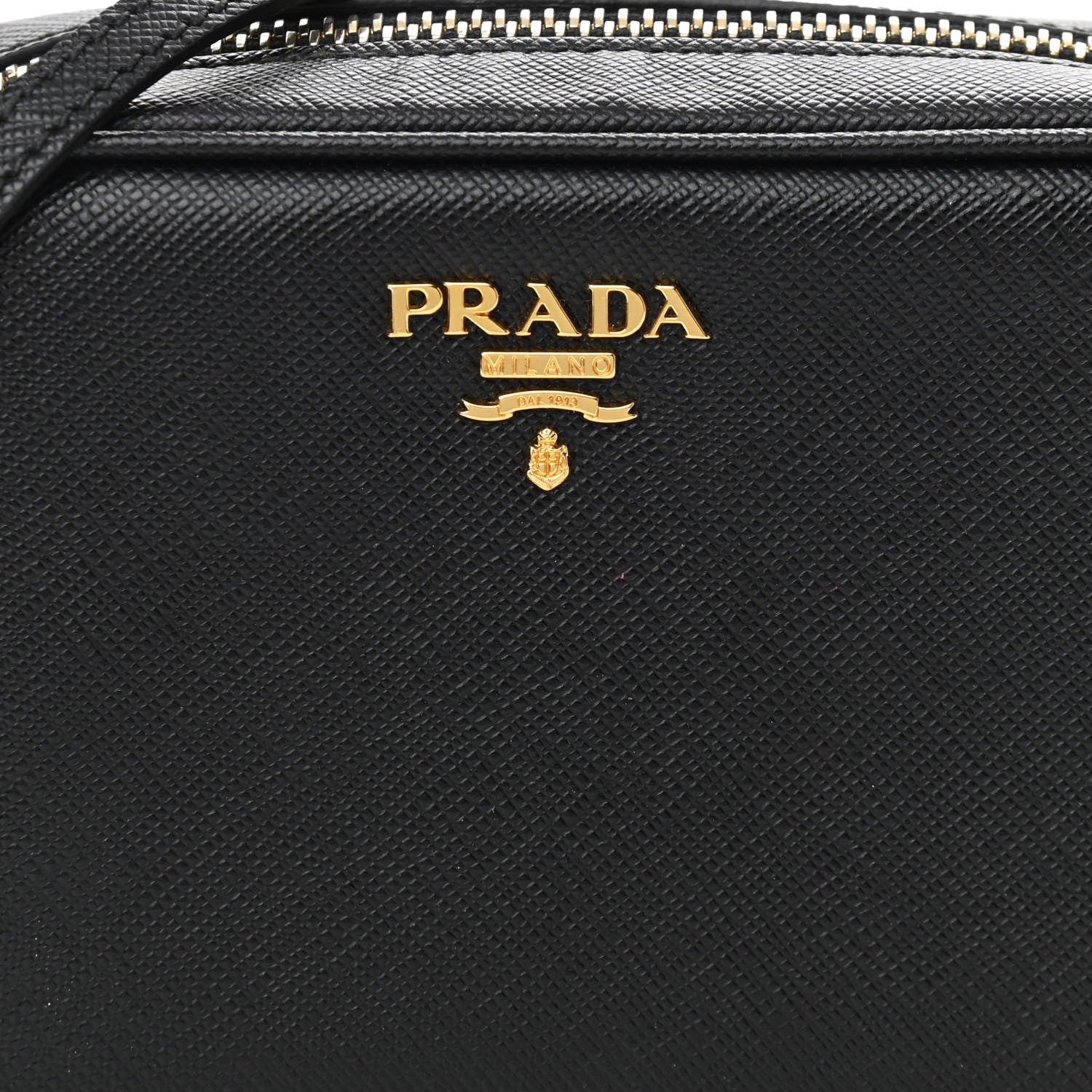 Prada Saffiano Mini Camera Crossbody Bag Black 7 of 10