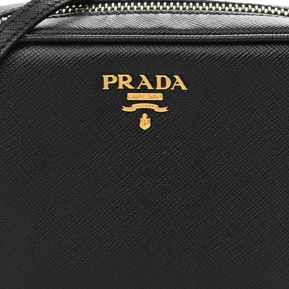 Prada Saffiano Mini Camera Crossbody Bag Black 7 of 10