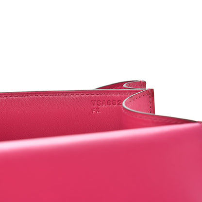 Hermes Ostrich Constance 24 Rose Tyrien 7 of 10