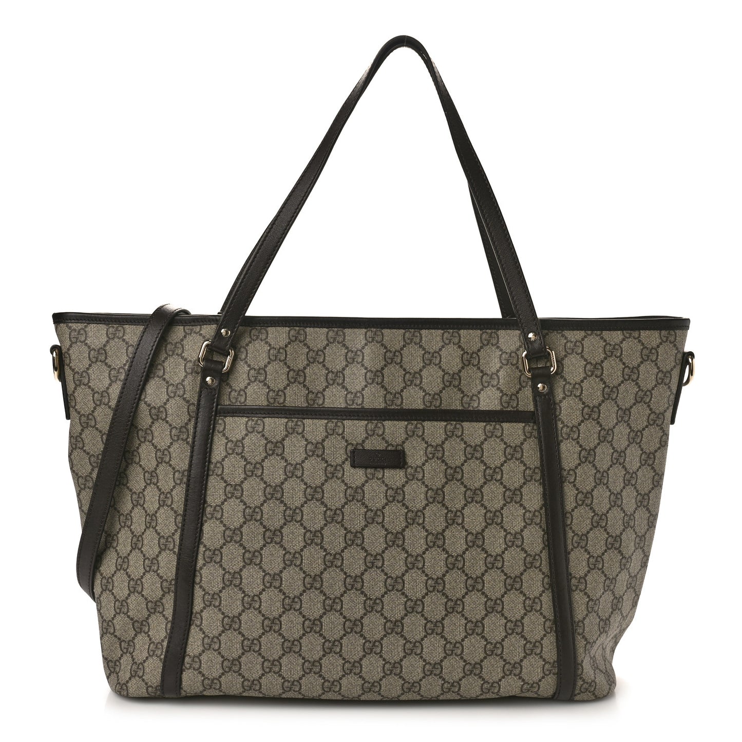 GG Supreme Monogram Medium Joy Tote Brown
