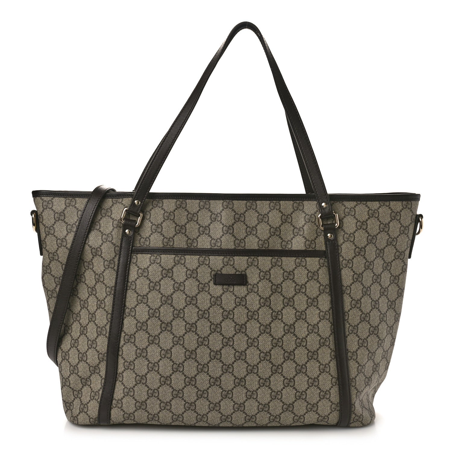 Gucci GG Supreme Monogram Medium Joy Tote Brown 1 of 10