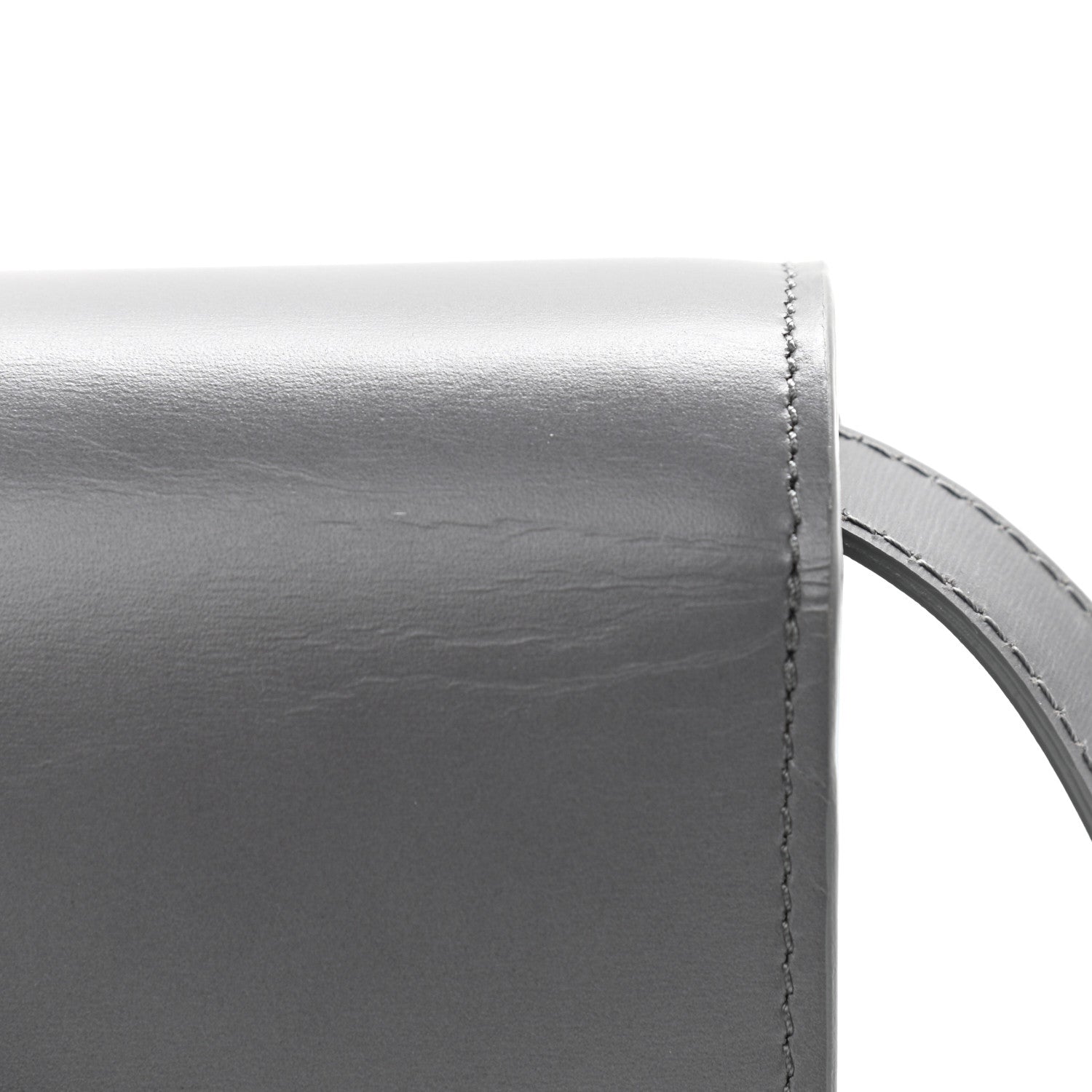 Celine Box Calfskin Teen Classic Box Flap Bag Light Charcoal 13 of 14