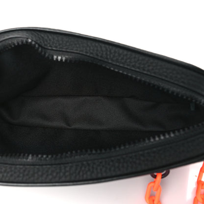 Louis Vuitton Taurillon Monogram Uniformes Solar Ray Soft Pochette Volga Belt Bag Black 5 of 10