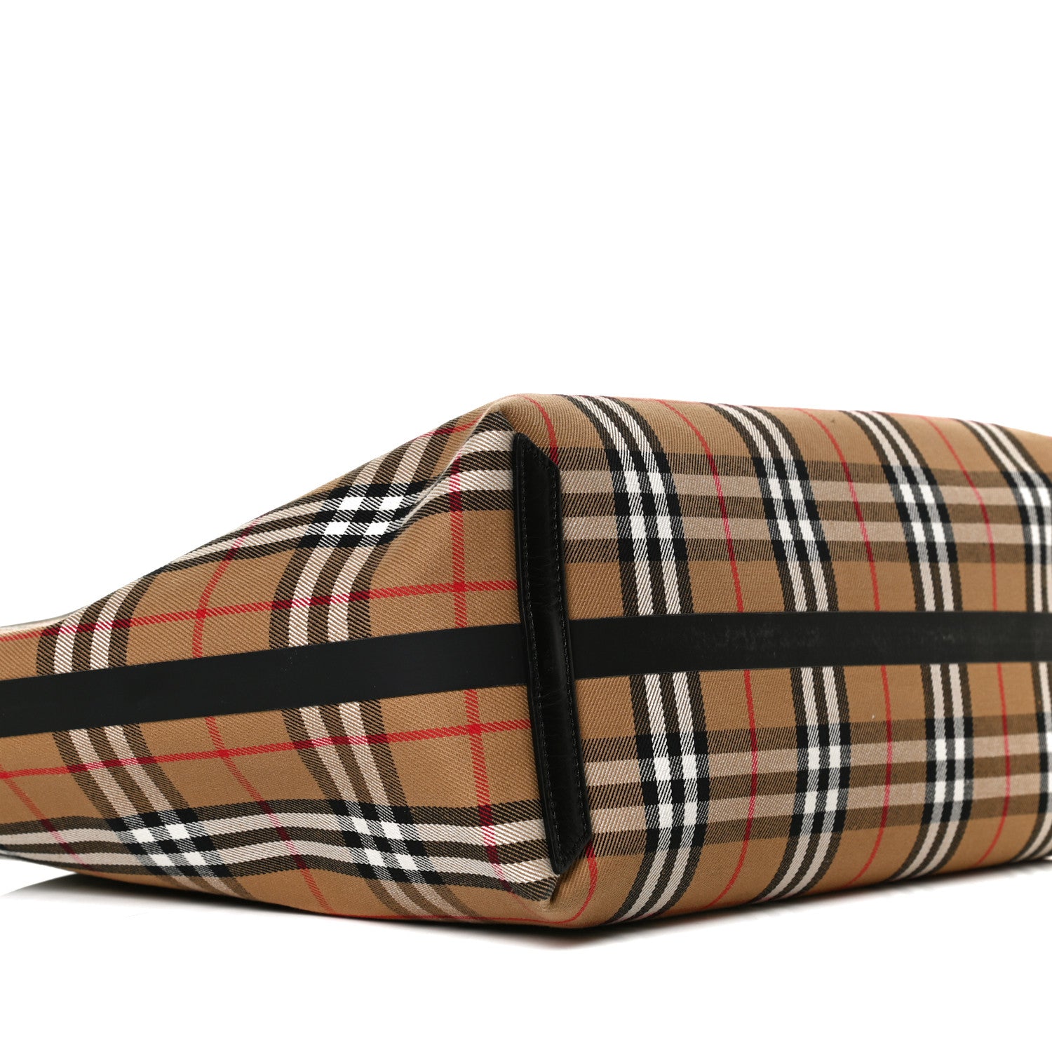 Burberry Vintage Check Medium The Giant Reversible Tote Antique Yellow Bright Red 9 of 14