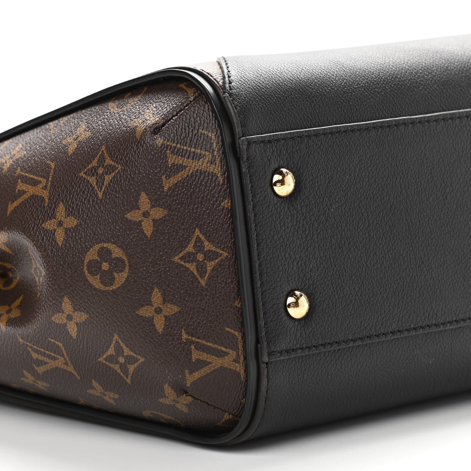 Louis Vuitton Calfskin Monogram Kimono Tote PM Black 8 of 9