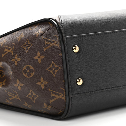 Louis Vuitton Calfskin Monogram Kimono Tote PM Black 8 of 9