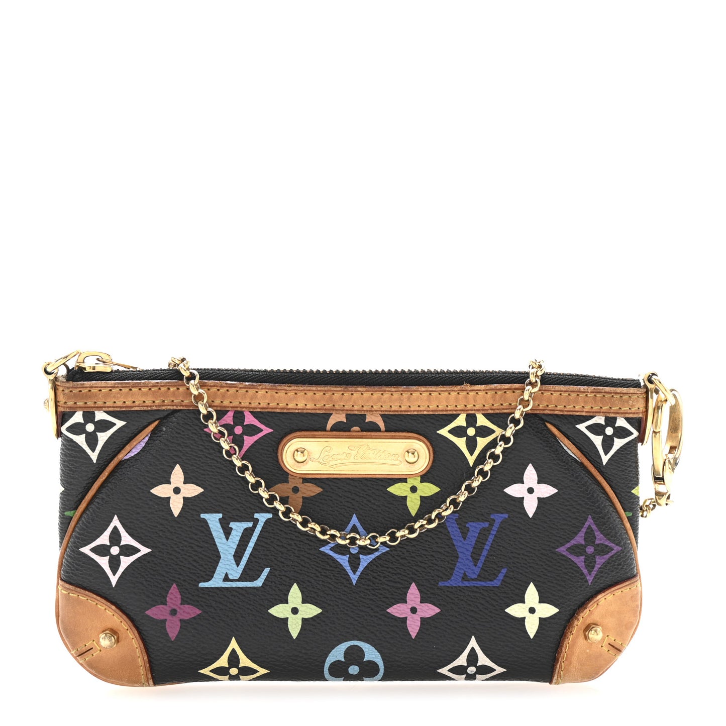 Monogram Multicolor Pochette Milla MM Black