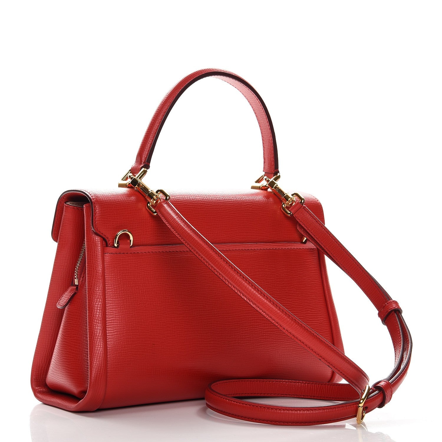 Dolce & Gabbana Calfskin Lucia Top Handle Tote Red 4 of 8