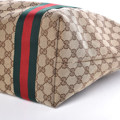 Gucci Monogram Web Large Jolie Tote White 9 of 24