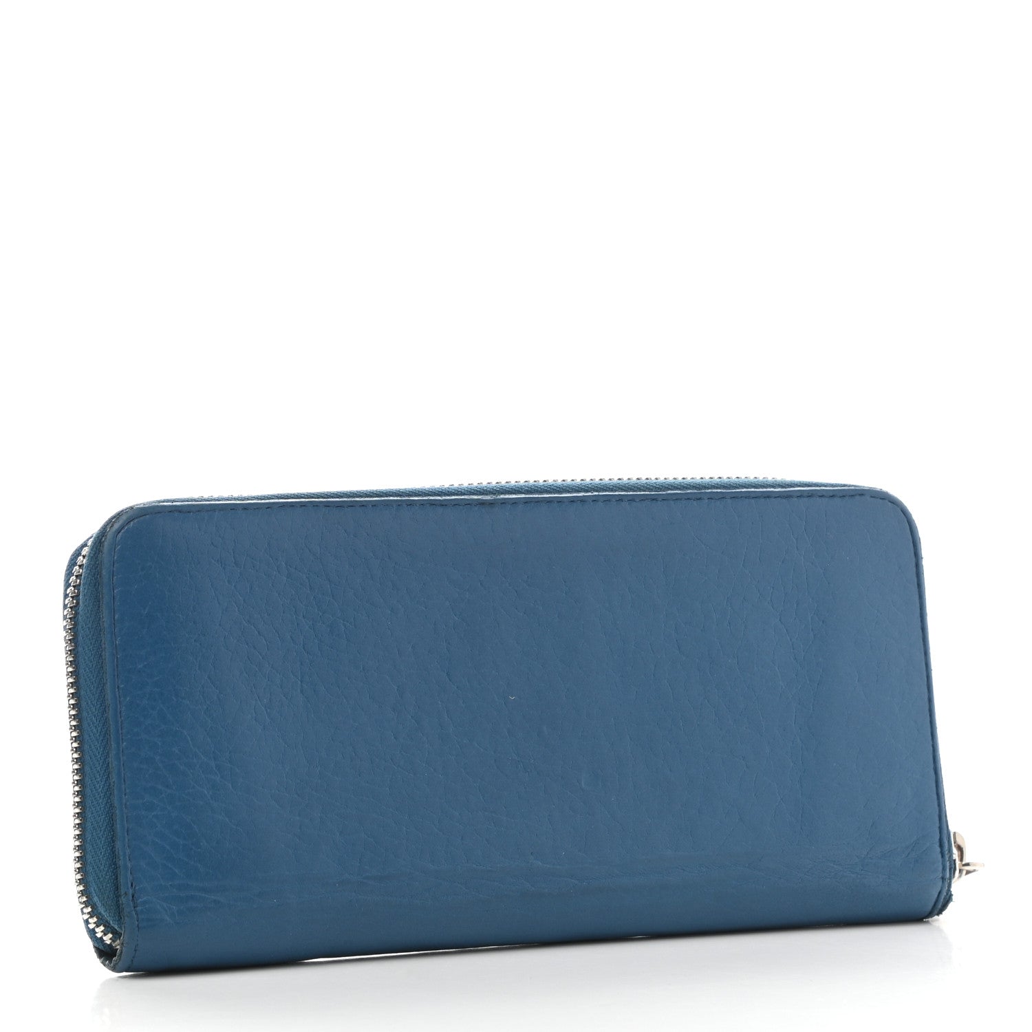Louis Vuitton Taurillon Vertical Zippy Wallet Bleu Canard 3 of 7