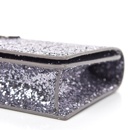 Saint Laurent Glitter Classic Kate Monogram Clutch Sunset Grey 6 of 9