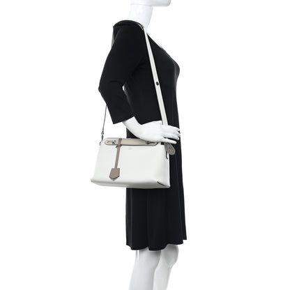 Fendi Vitello Dolce Medium By The Way Boston Bag White Dove 2 of 9