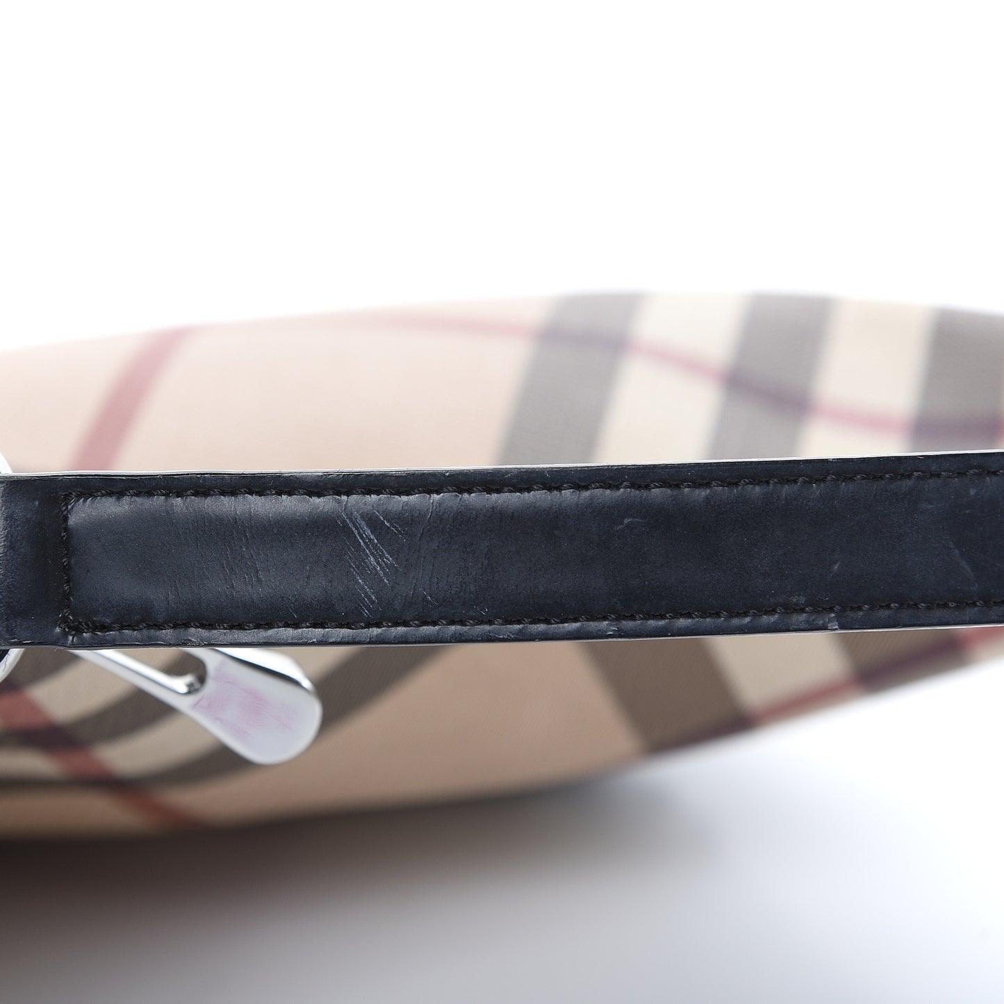 Supernova Check Buckle Hobo Black