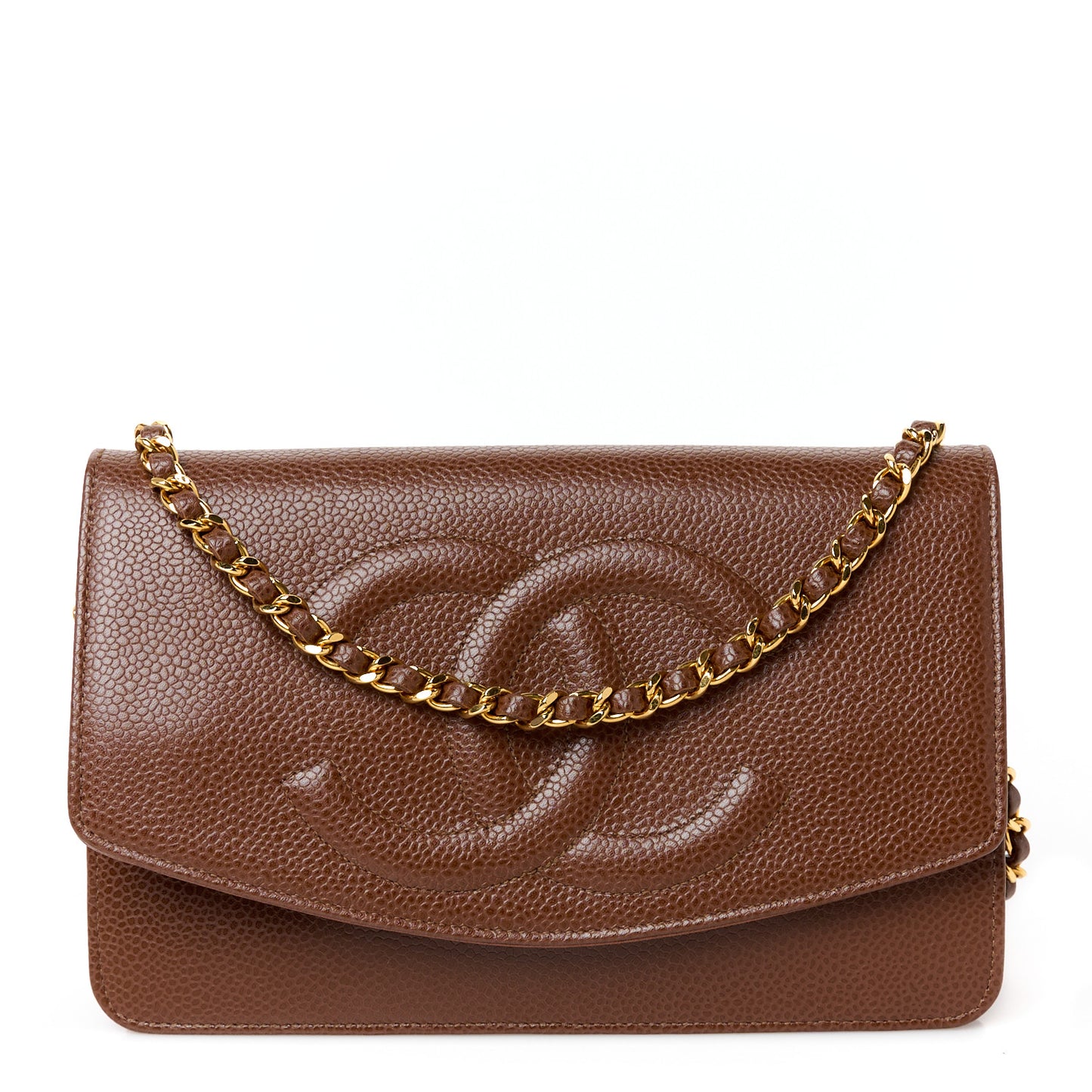 Caviar Timeless CC Wallet On Chain WOC Dark Brown