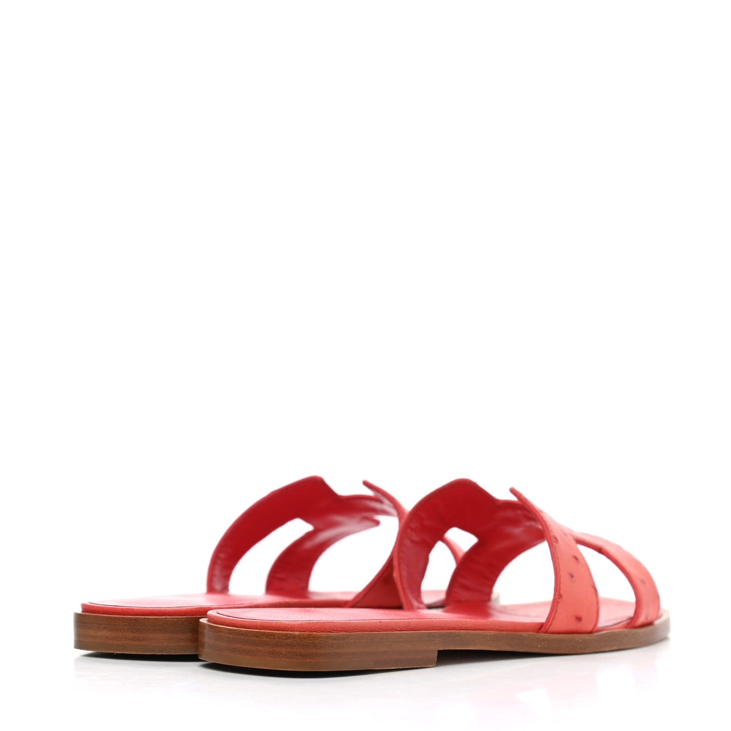 Ostrich Oran Sandals 37.5 Jasper Rouge