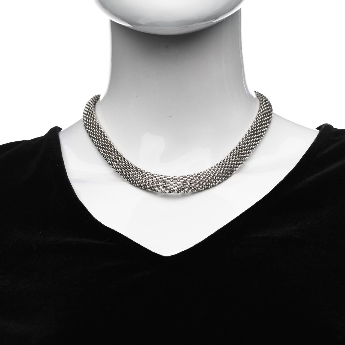 Sterling Silver Somerset Mesh Necklace