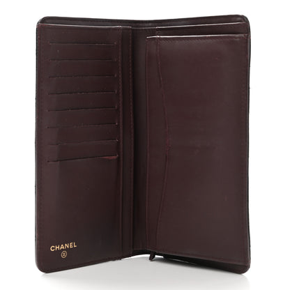 Chanel Caviar Quilted Yen Wallet Black 5 of 9