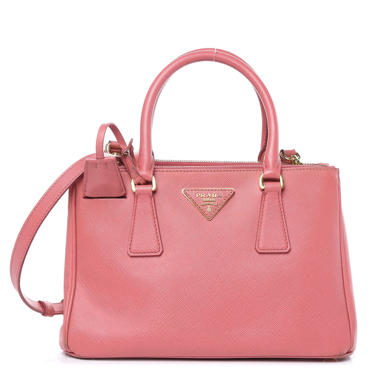 Prada Saffiano Small Galleria Double Zip Tote Tamaris 1 of 17