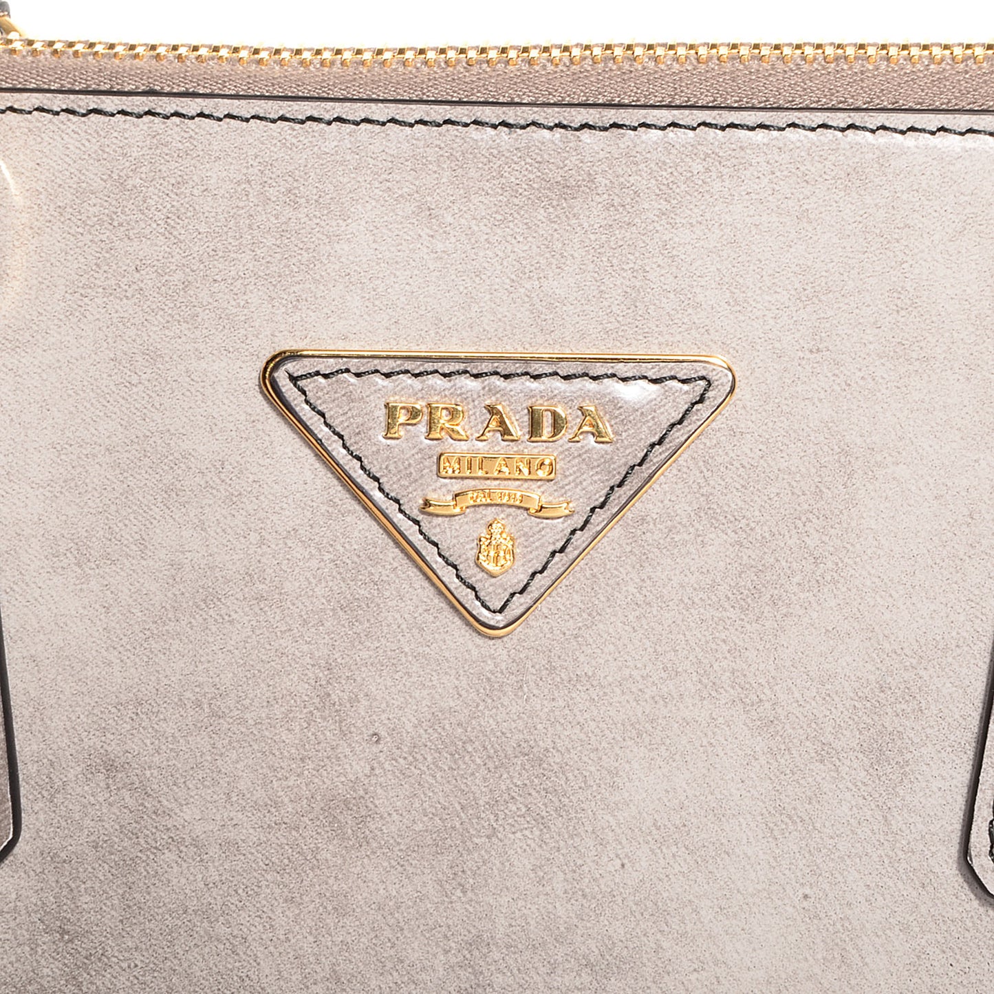 Spazzolato Promenade Tote Quarzo Fume