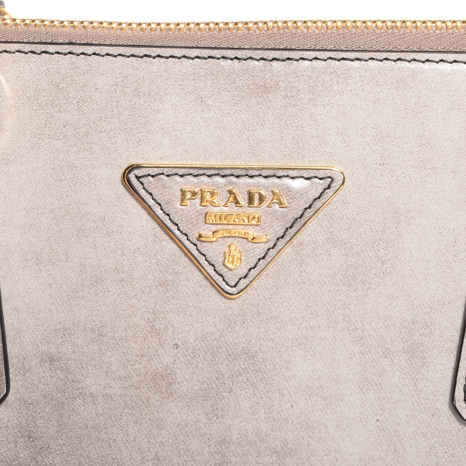 Prada Spazzolato Promenade Tote Quarzo Fume 11 of 11