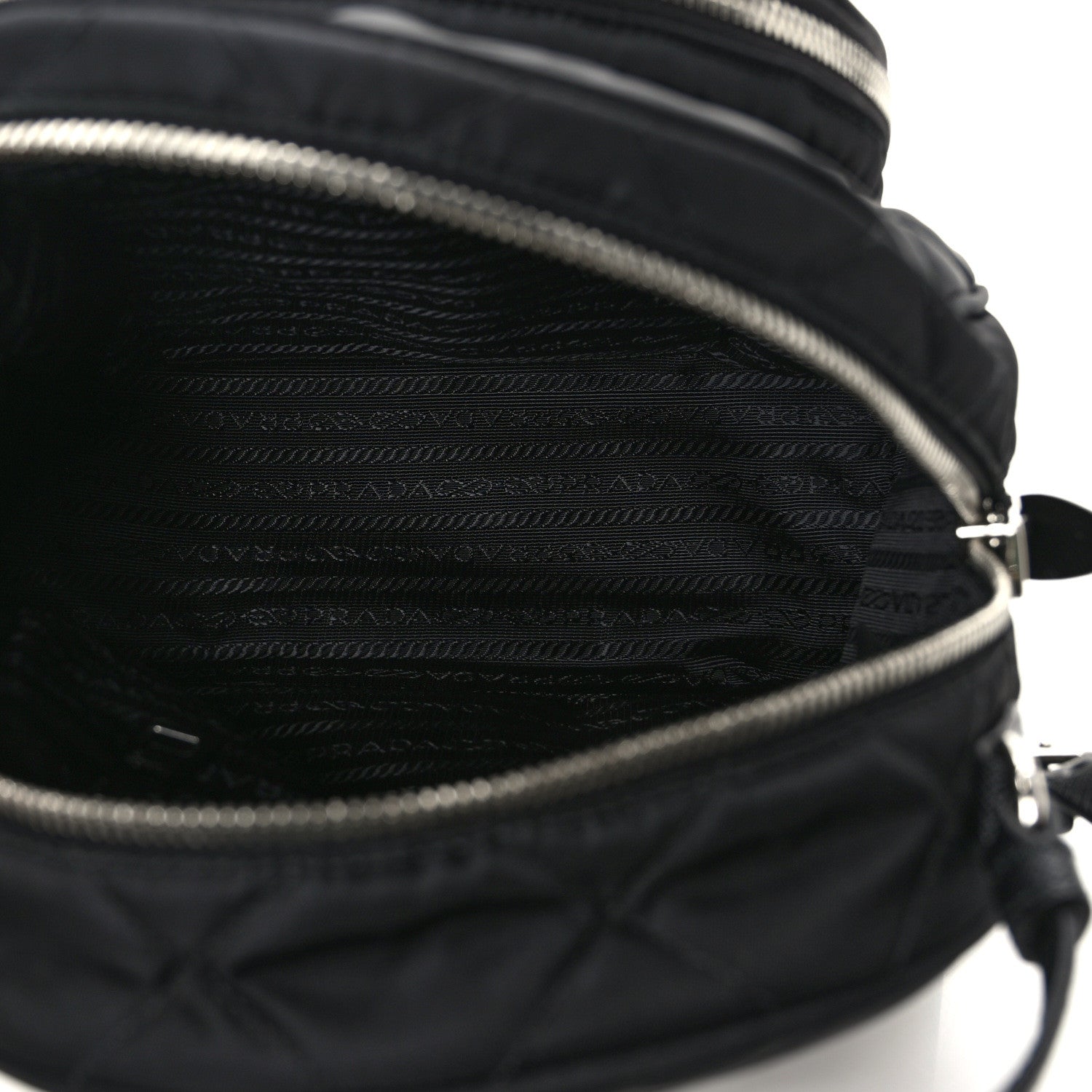 Prada Nylon Tessuto Impuntu Quilted Backpack Black 5 of 8