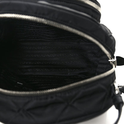 Prada Nylon Tessuto Impuntu Quilted Backpack Black 5 of 8