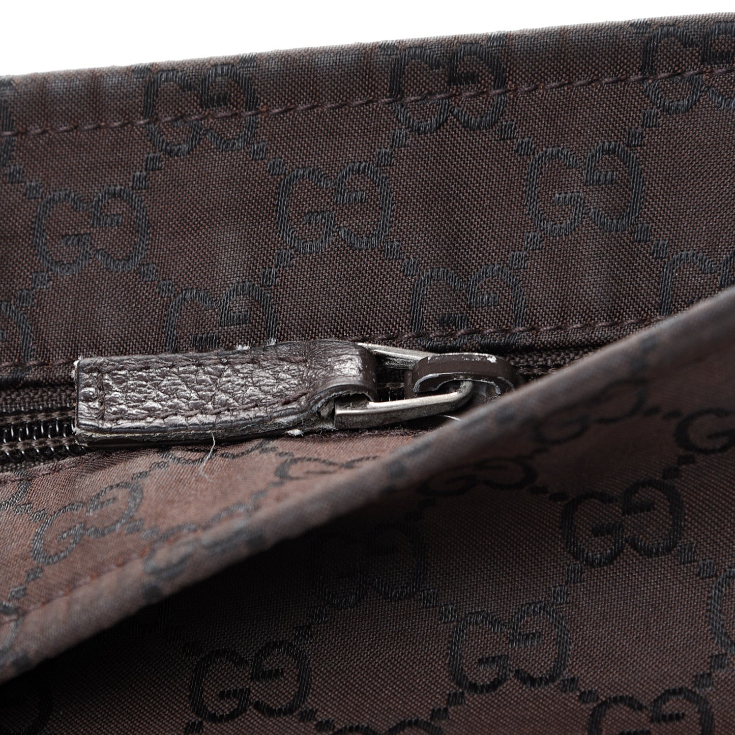 Nylon Monogram Large Messenger Brown