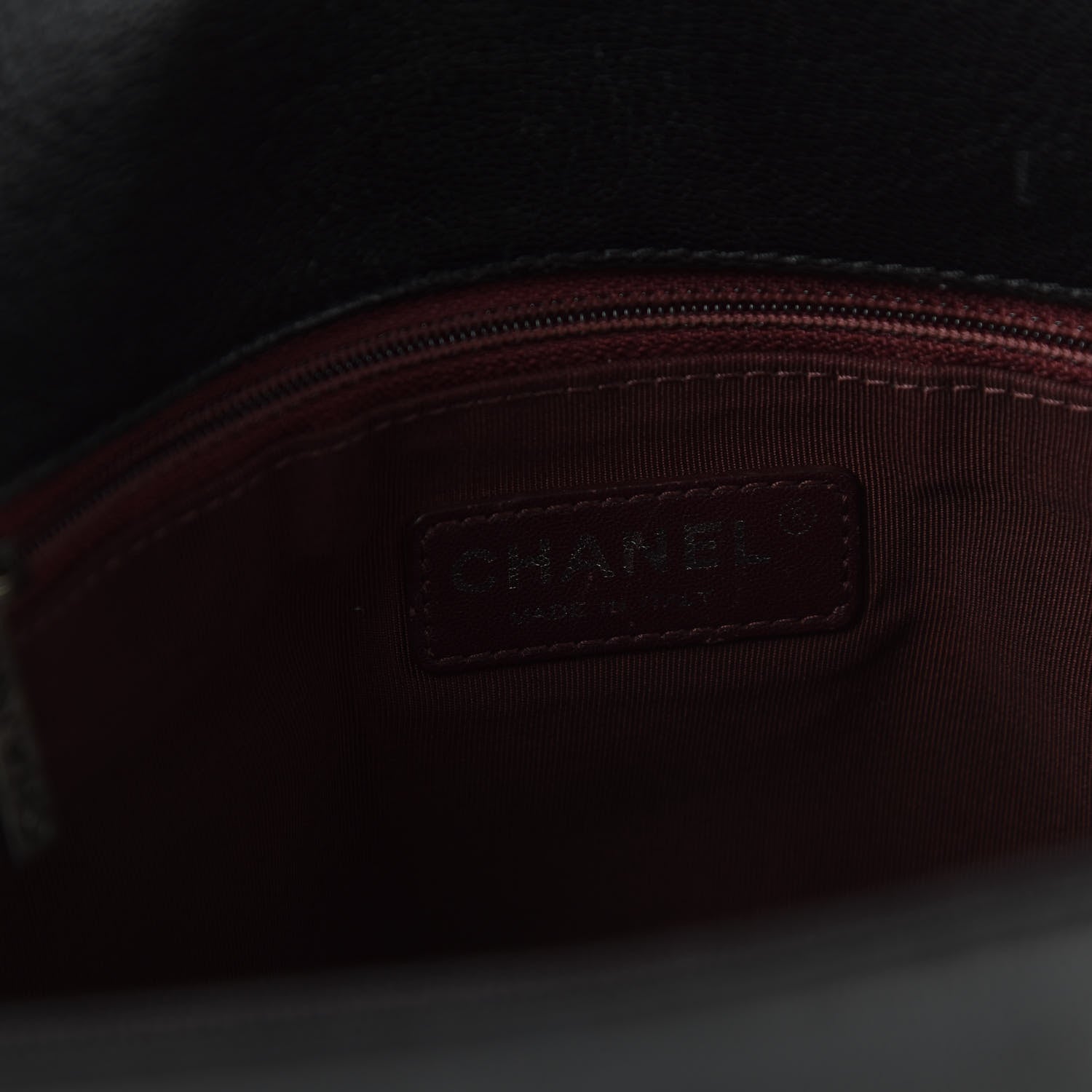 Chanel Goatskin Ombre Faded Quilted Large Boy Flap Grey 8 of 10