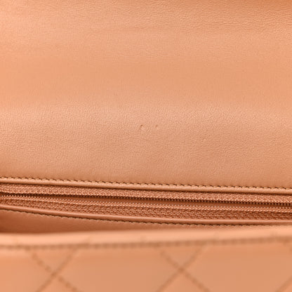 Chanel Lambskin Quilted Chaine Lettre Flap Brown 11 of 11