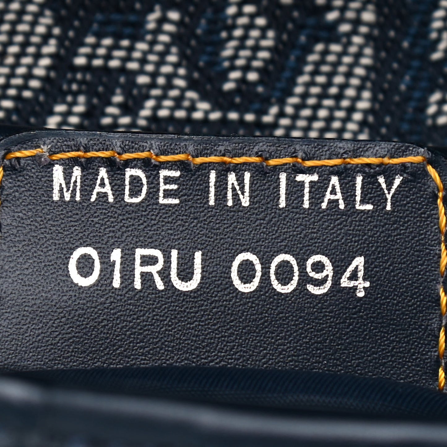 Monogram Saddle Bag Blue