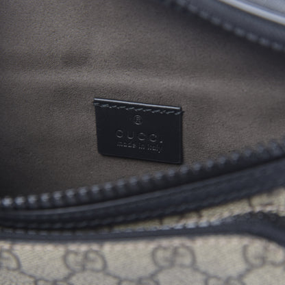 Gucci GG Supreme Monogram Belt Bag Black 6 of 10