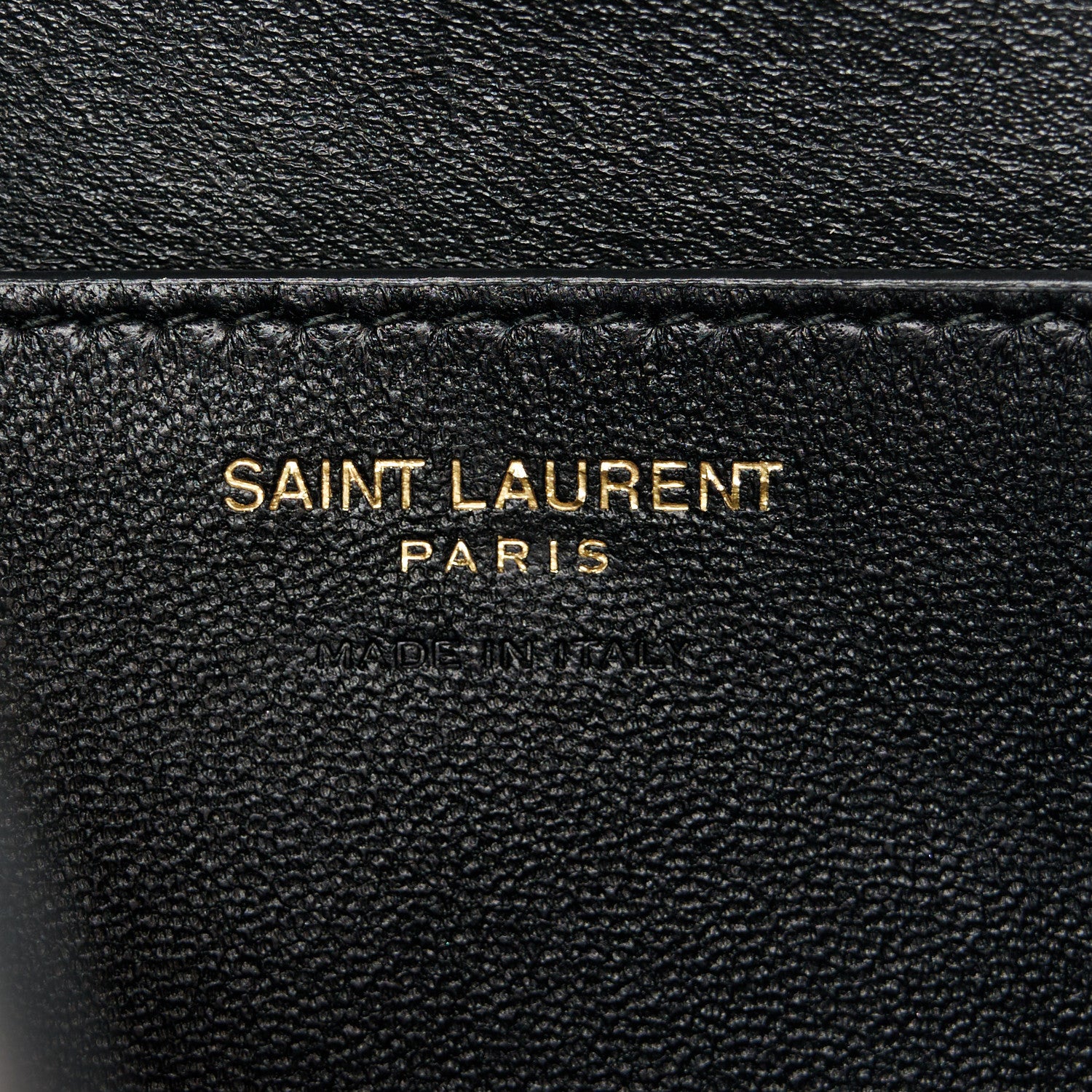 Saint Laurent Lambskin Small Cassandre Envelope Pouch Black 6 of 8