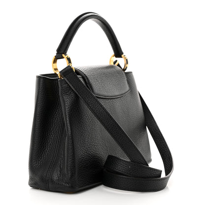 Louis Vuitton LOUIS VUITTON Taurillon Capucines BB Black 3 of 13