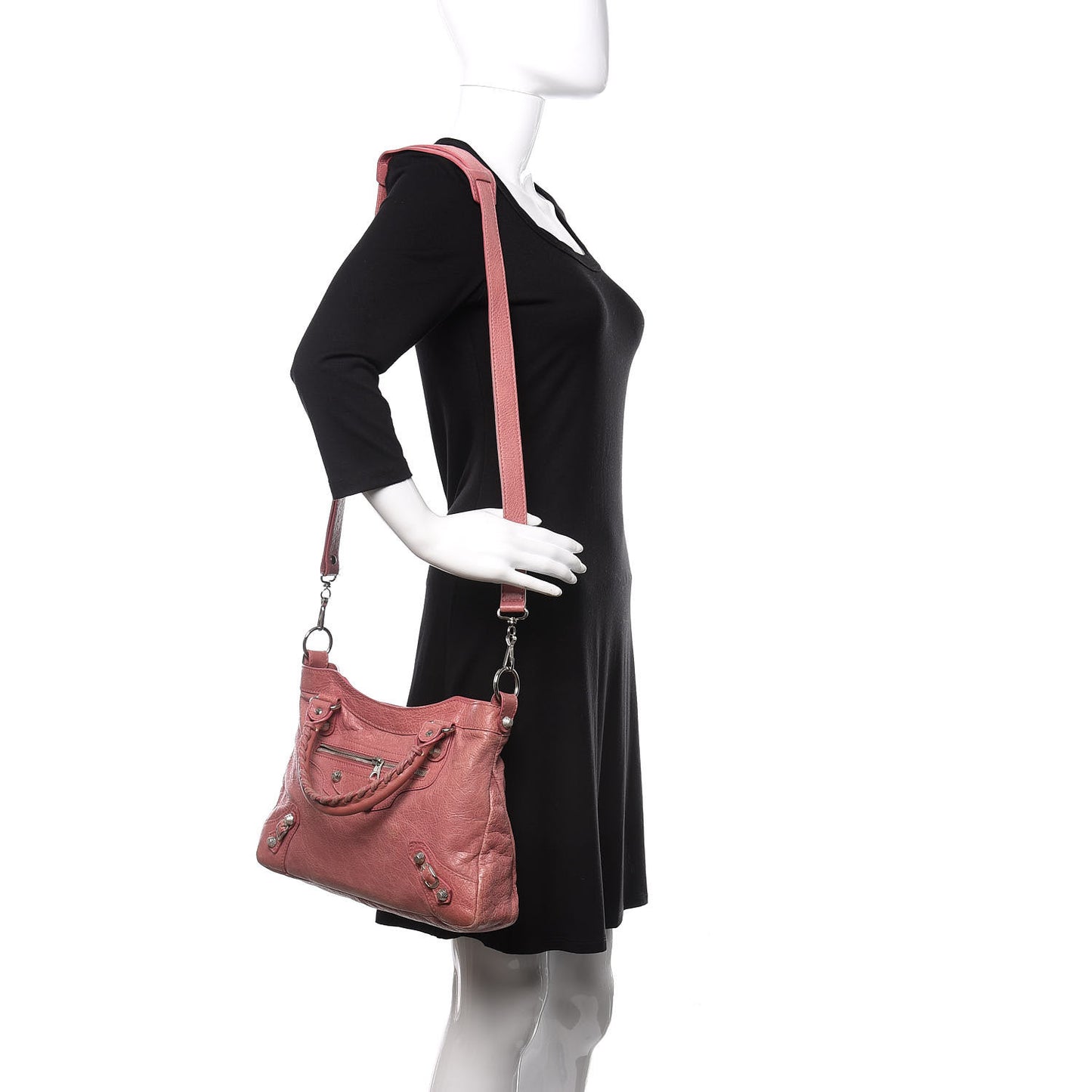 Agneau Giant 12 Silver Hardware Town Rose Bruyere