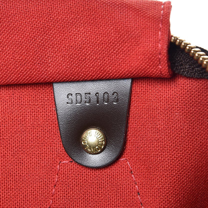 Louis Vuitton Damier Ebene Speedy 35 6 of 9