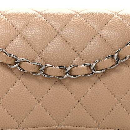 Chanel Caviar Quilted Medium Double Flap Beige 8 of 11