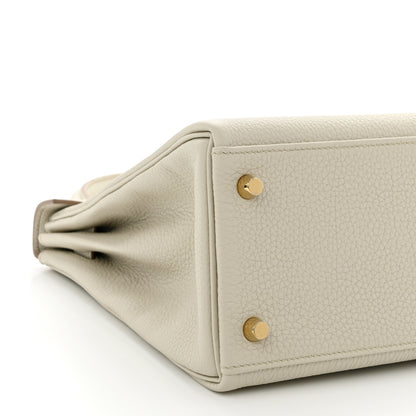 Hermes Togo Kelly Retourne 28 Beton 9 of 11