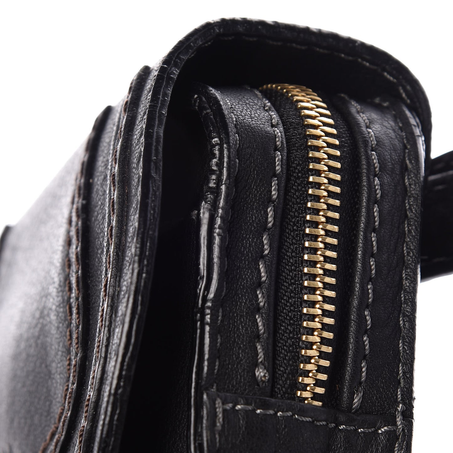 Calfskin Marcie Belt Bag Black