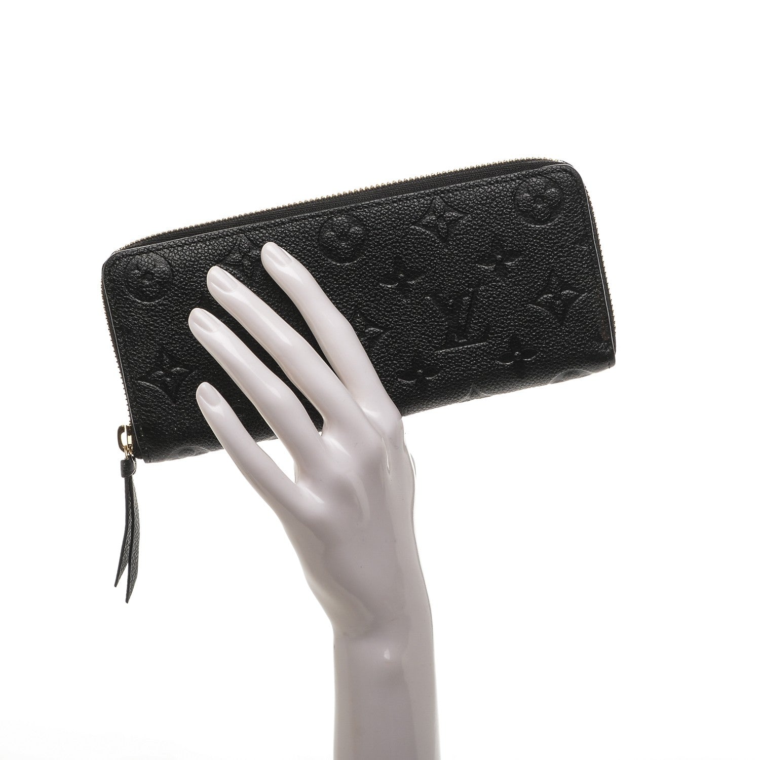 Louis Vuitton Empreinte Clemence Wallet Black 2 of 7