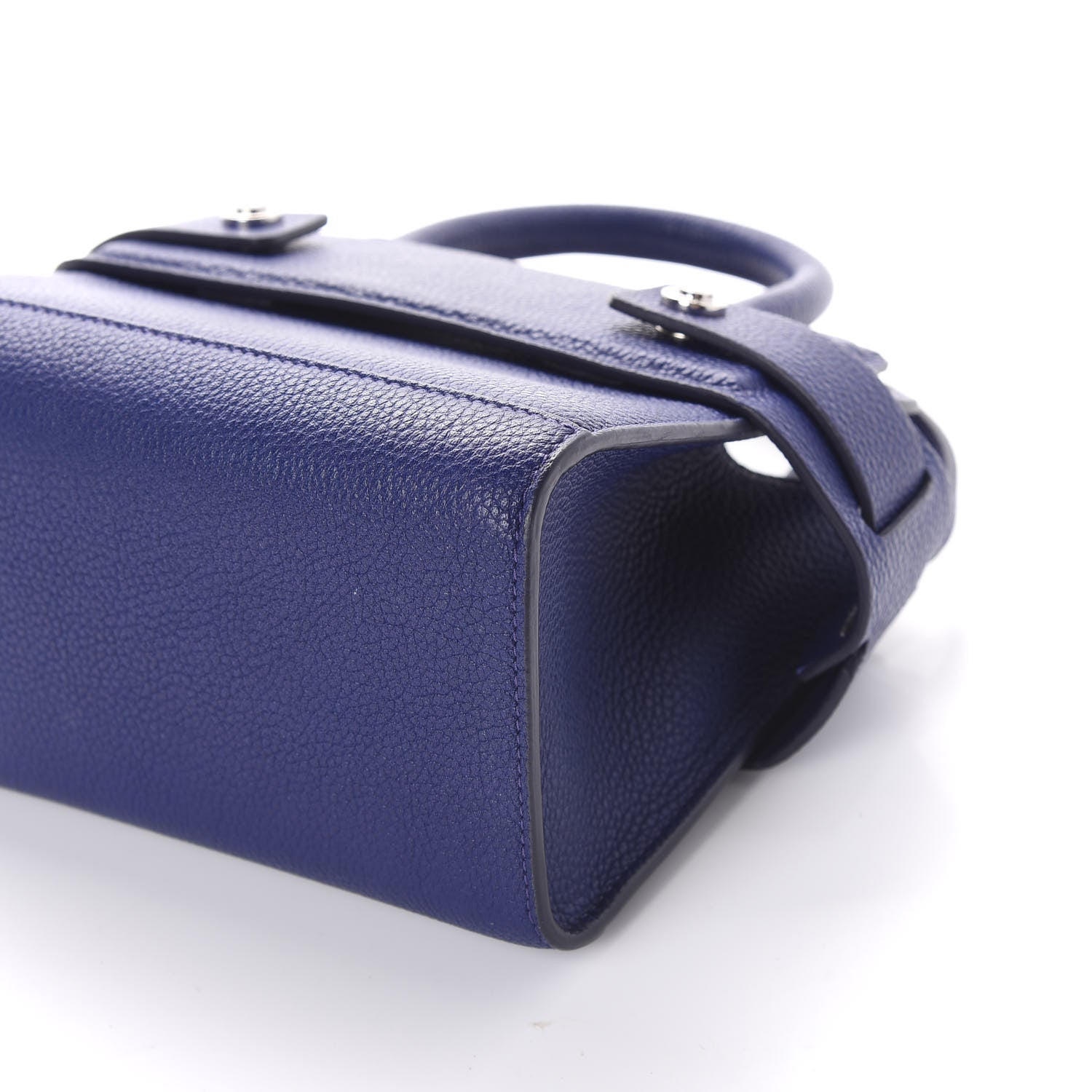 Givenchy Grained Calfskin Nano Horizon Satchel Blue 9 of 10