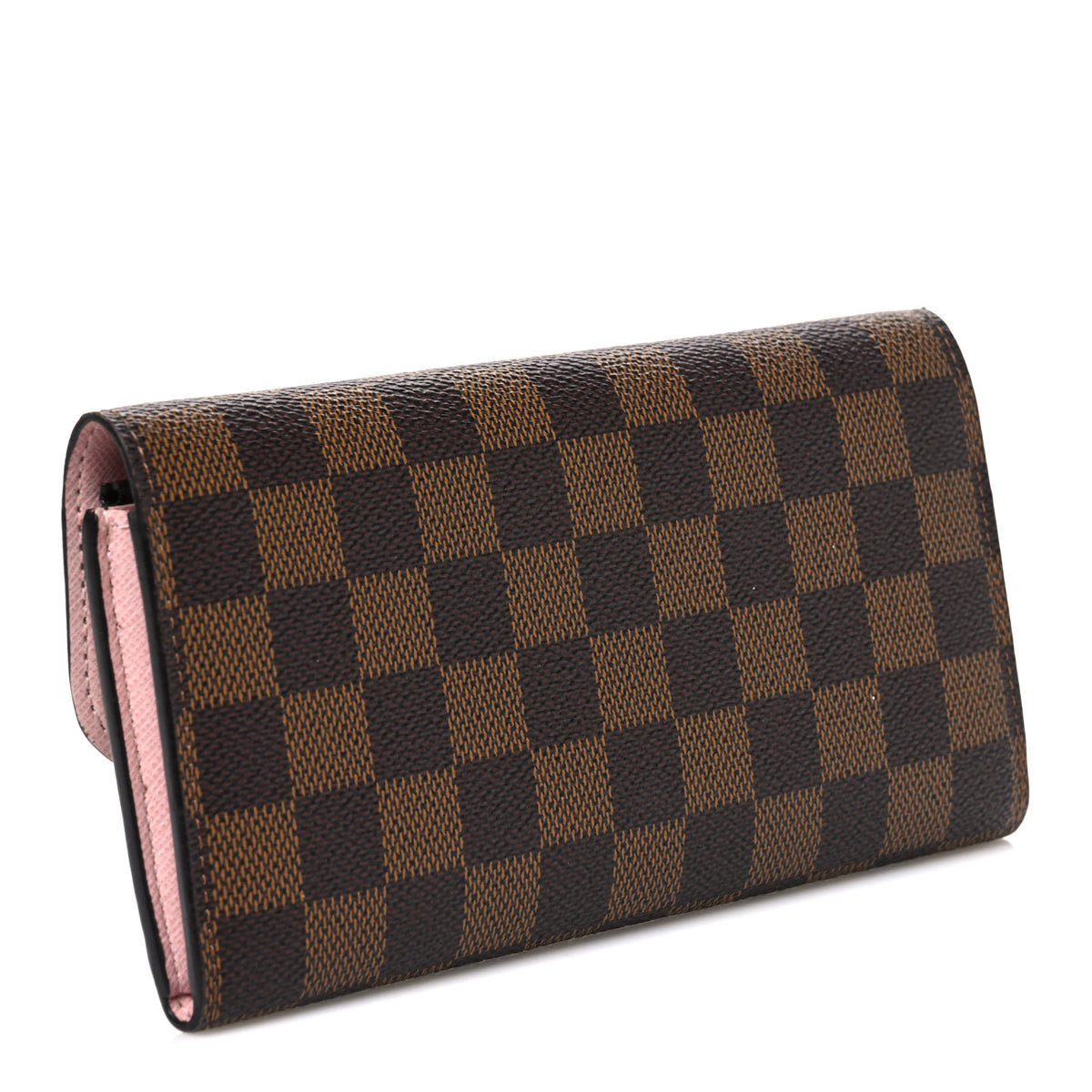 Damier Ebene Emilie Wallet Rose Ballerine