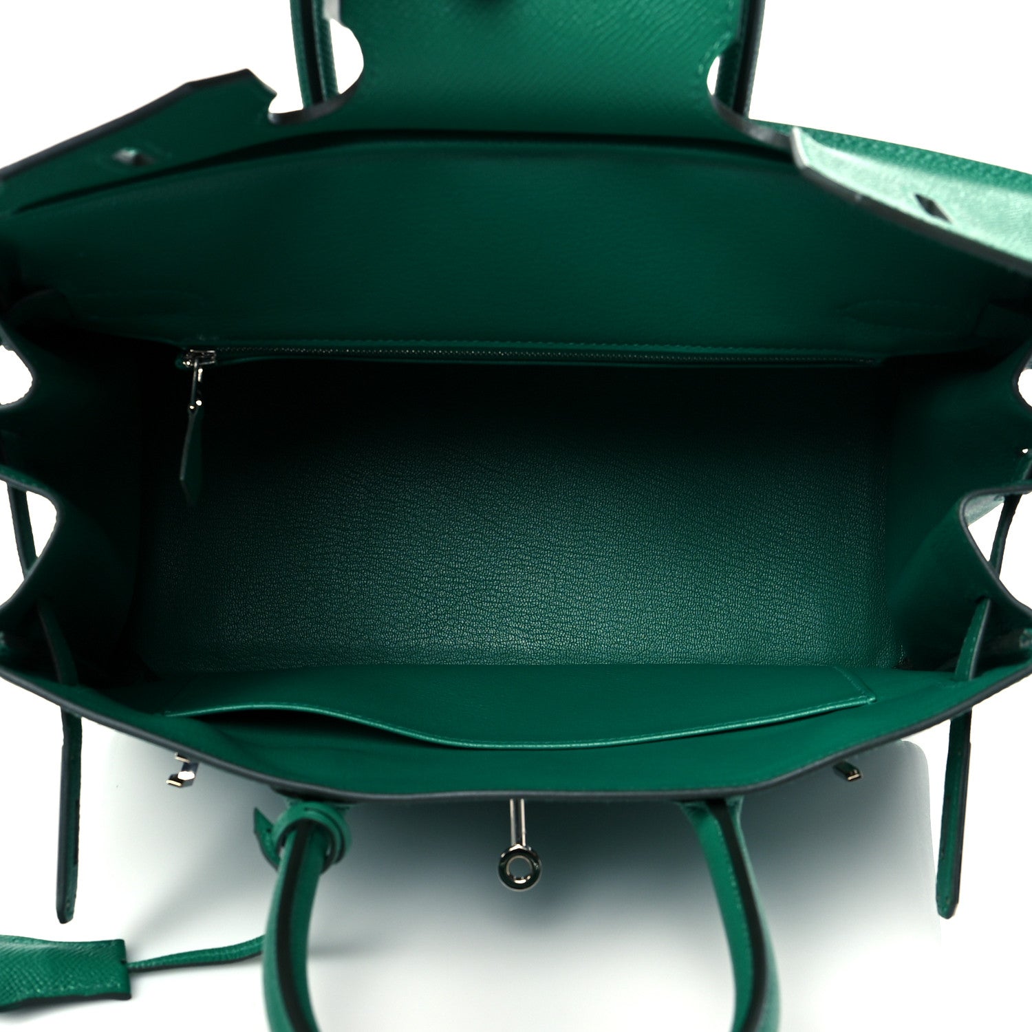 Hermes Epsom Birkin 30 Vert Vertigo 5 of 11