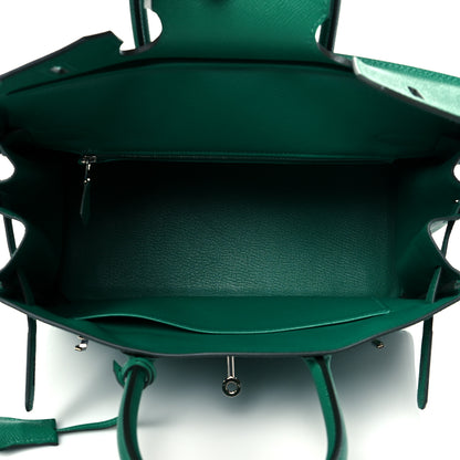 Hermes Epsom Birkin 30 Vert Vertigo 5 of 11