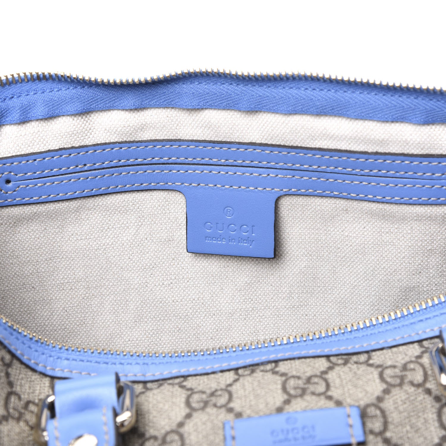 Gucci GG Plus Monogram Medium Joy Boston Light Blue 9 of 11